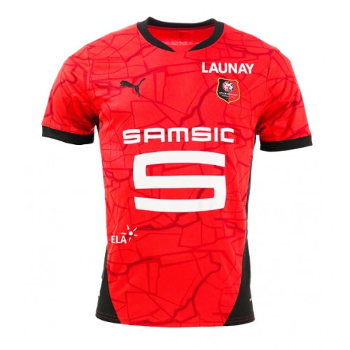 Stade Rennais Amine Gouiri #10 Hemmatröja 2024-25 Kortärmad Stade Rennais Amine Gouiri #10 Hemmatröja 2024-25 Kortärmad